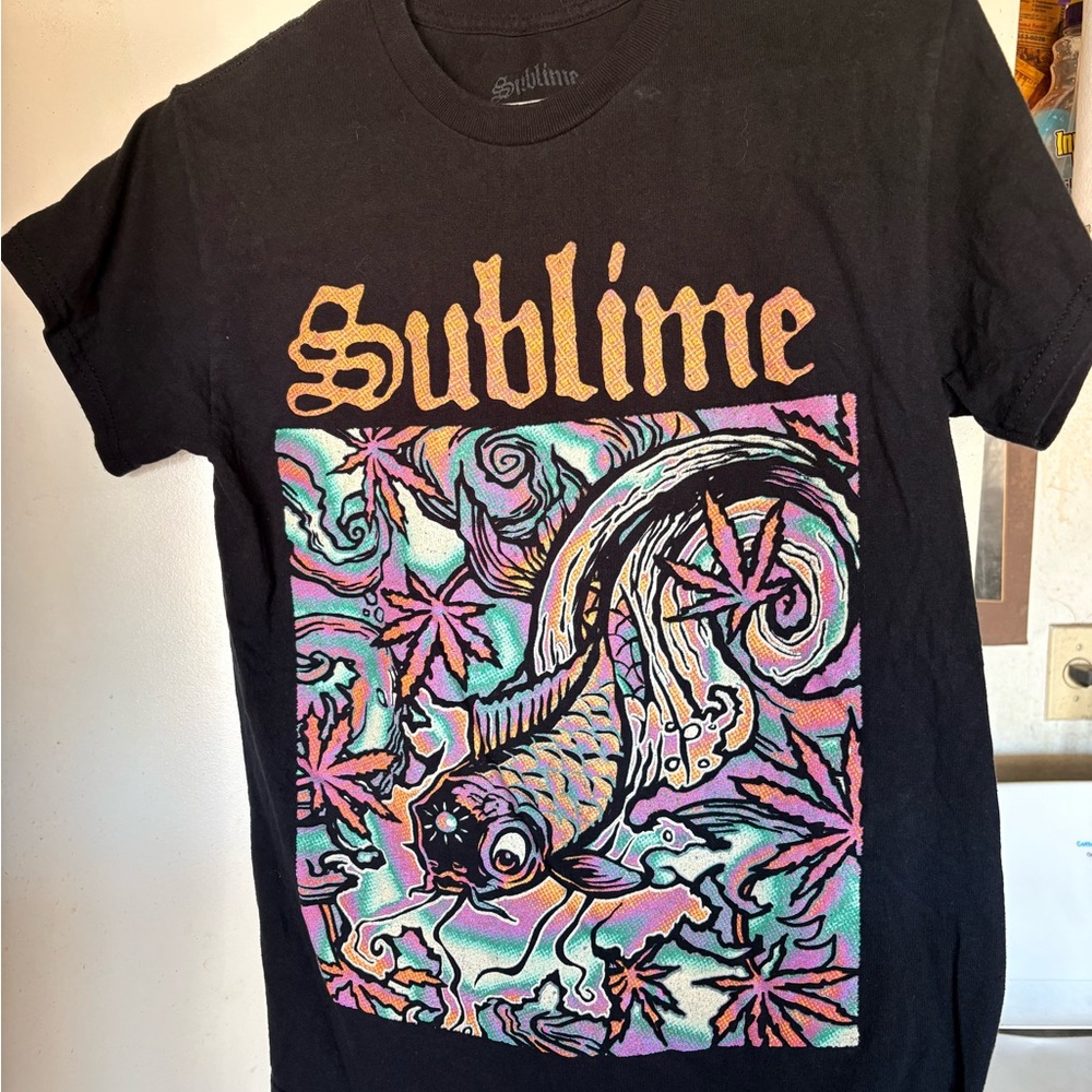 Sublime Black Graphic Short Sleeve Tee